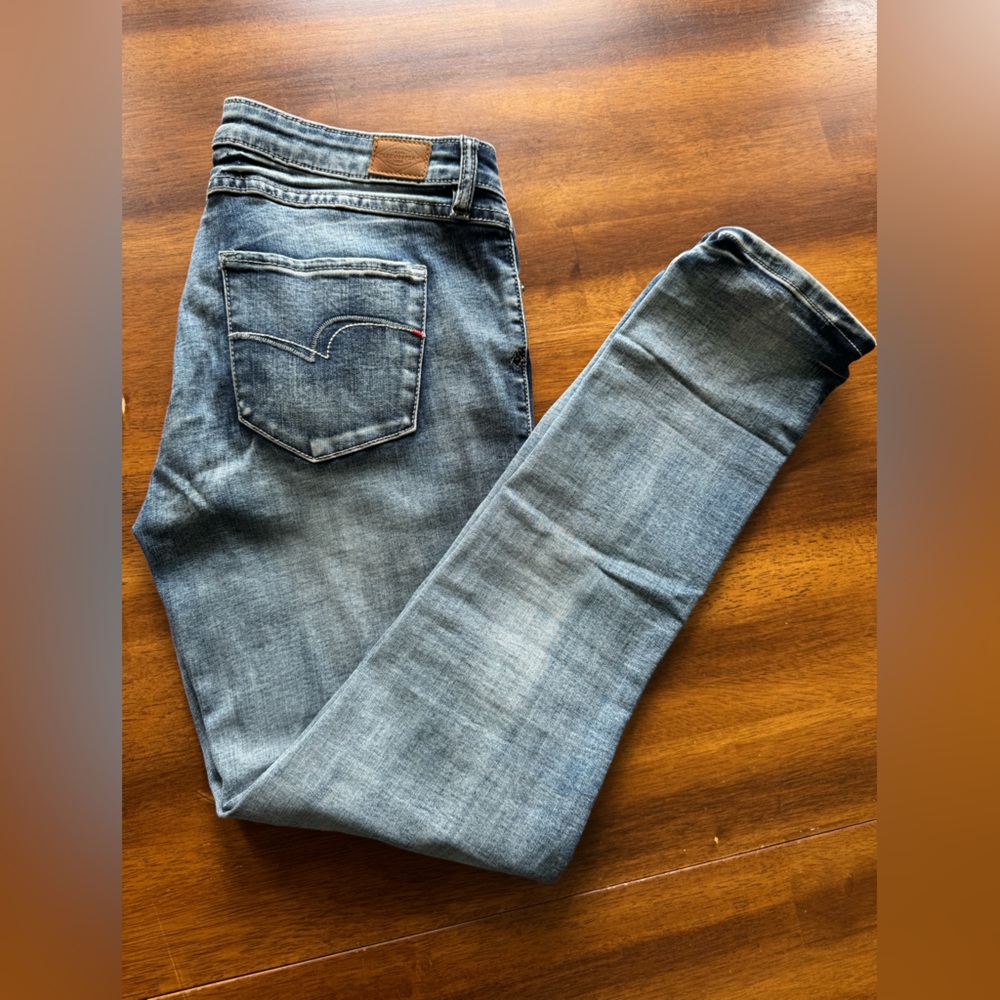 Lee Cooper Blue Slim Jeans with Classic Indigo Wash